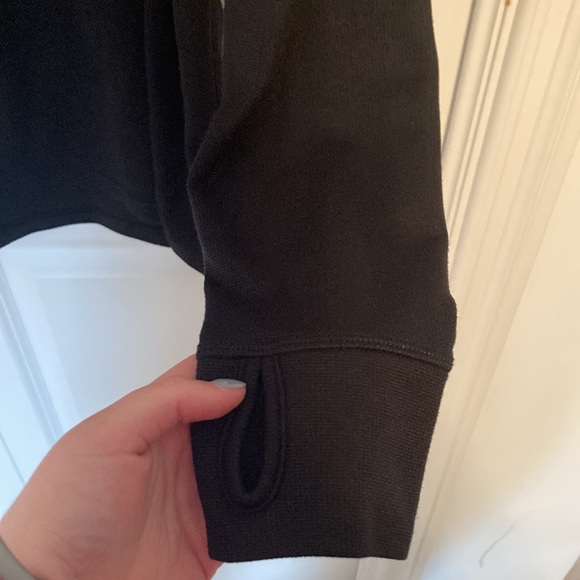 Men’s 3/4 Zip Eastern Mountain Sports Sweatshirt Size XL Black - Picture 3 of 6